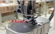 HY-1780B leather sewing machine for soft furniture Intensive Direct Drive, Post Bed, Double Needle Compound Feed Sewing Machine